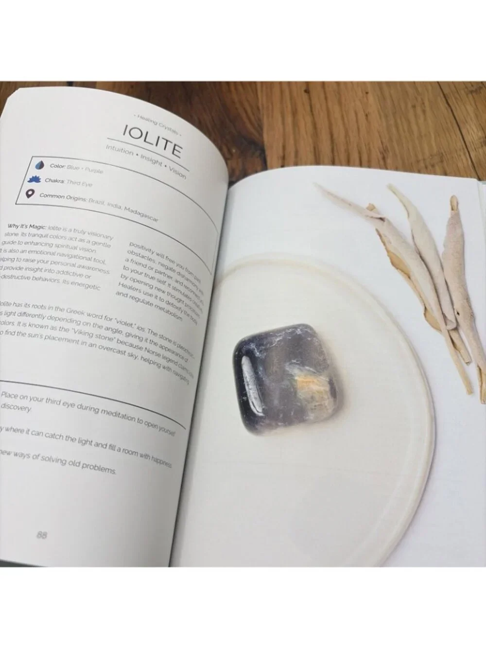 The Beginner's Guide to Crystals Lisa Butterworth Hardcover Crystal Healing